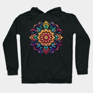 Mandala Flower Pattern Hoodie